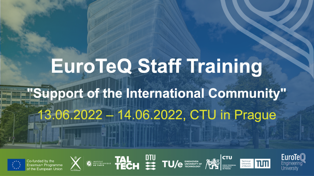 EuroTeQ Staff Mobility Event at the Czech Technical University in Prague